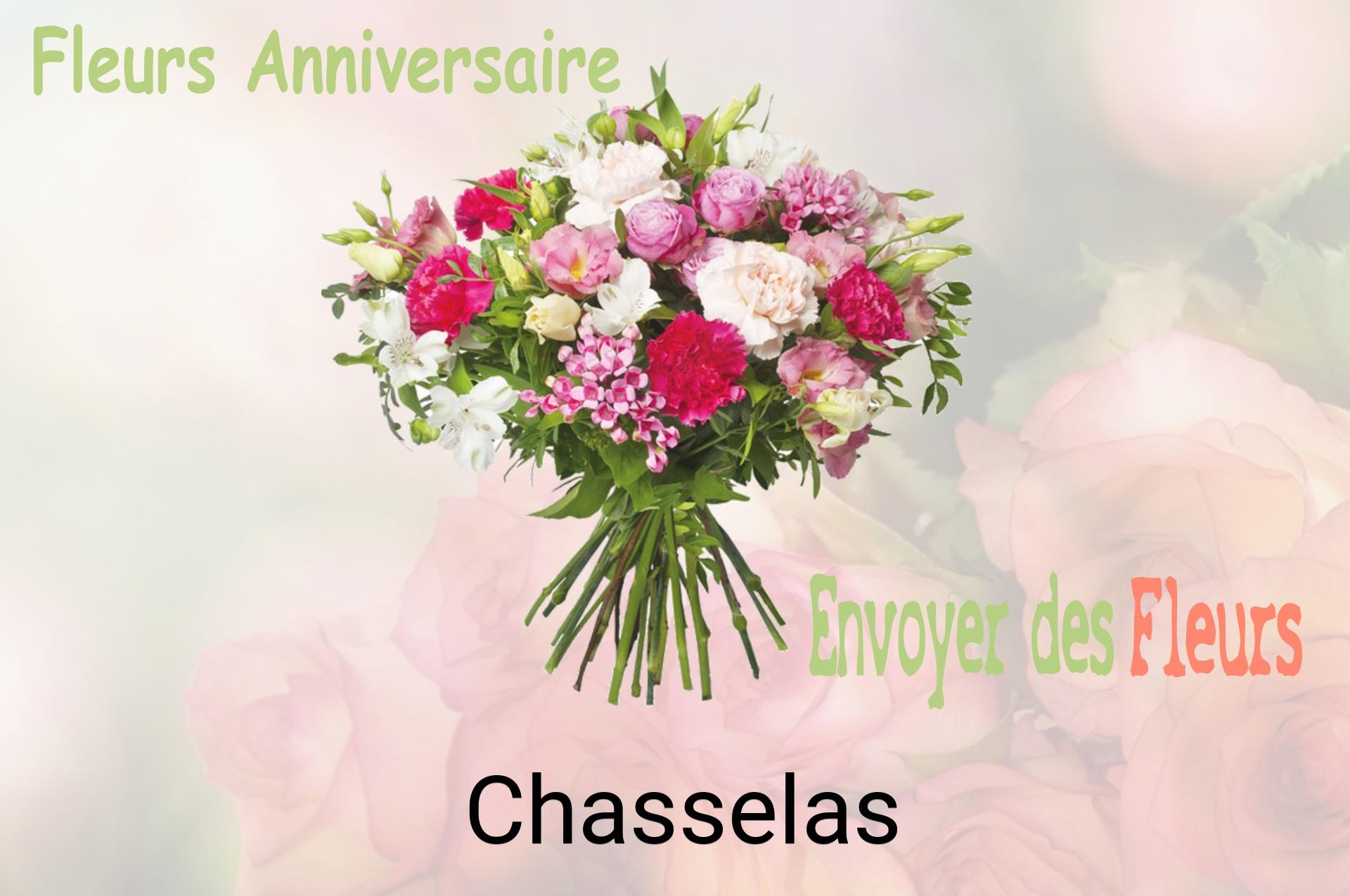 Bouquet de fleurs d’anniversaire livré à Chasselas